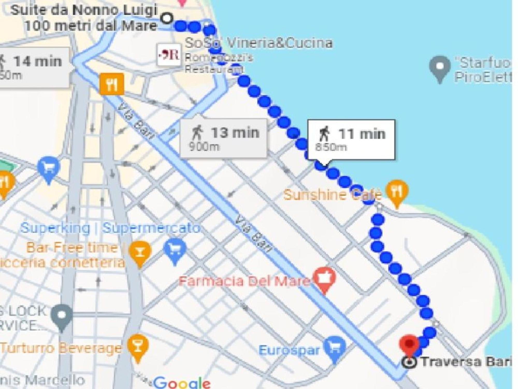 Suite Da Nonno Luigi 100 Metri Dal Mare Giovinazzo Exteriér fotografie